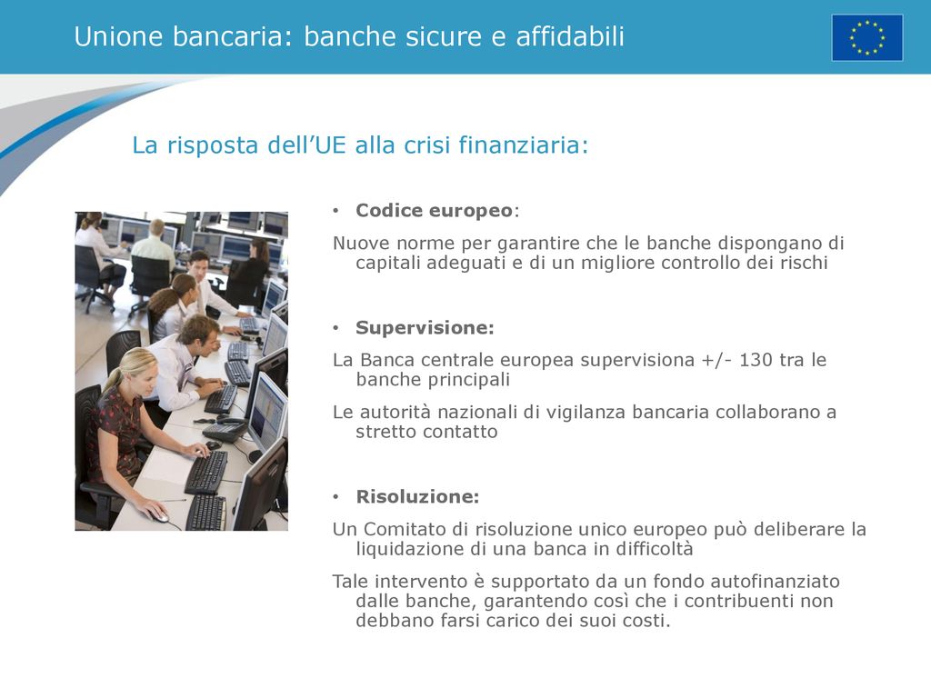 Unione Bancaria Banche Sicure E Affidabili Ppt Scaricare